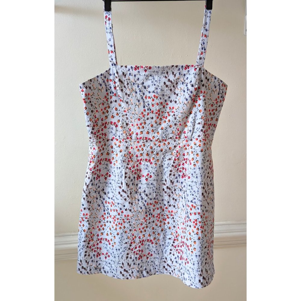 French Connection Berry/Floral Mini Dress